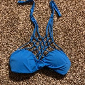 San Lorenzo cage swimsuit top.